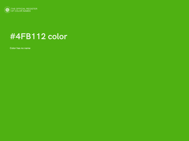 #4FB112 color image