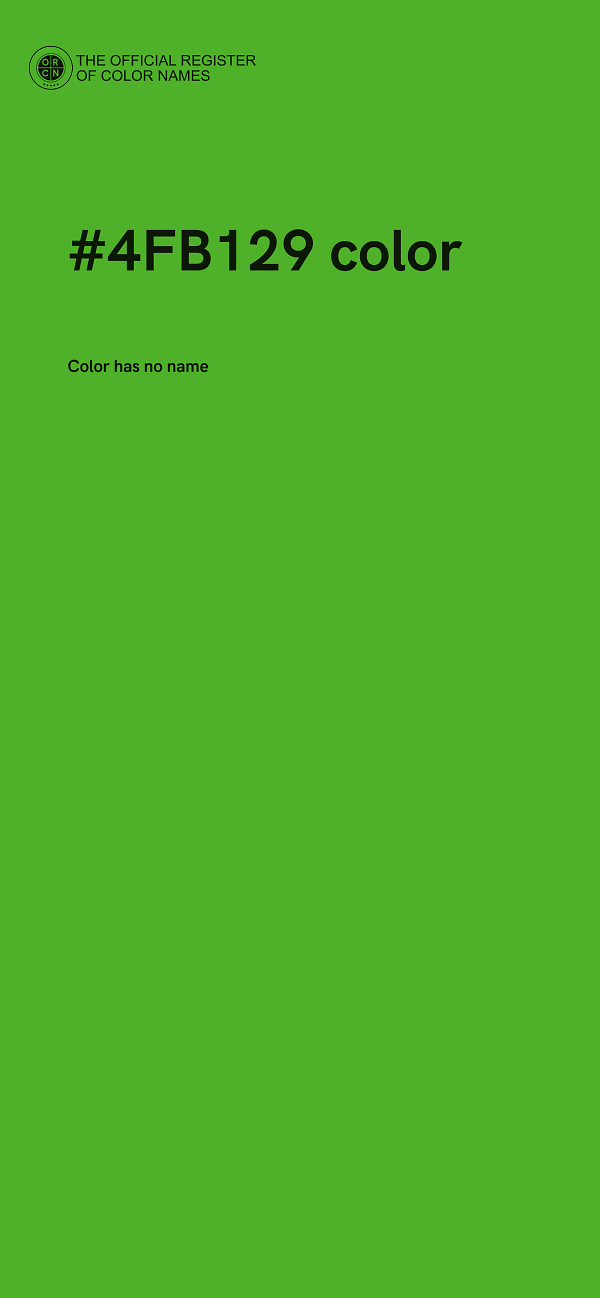 #4FB129 color image