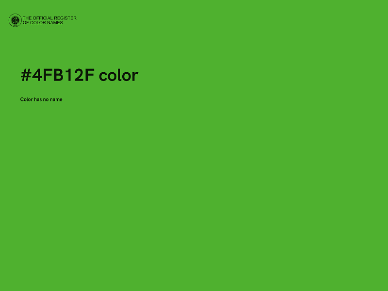 #4FB12F color image