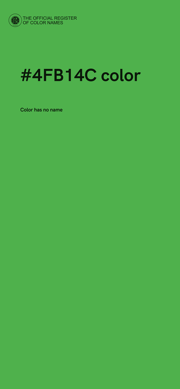 #4FB14C color image