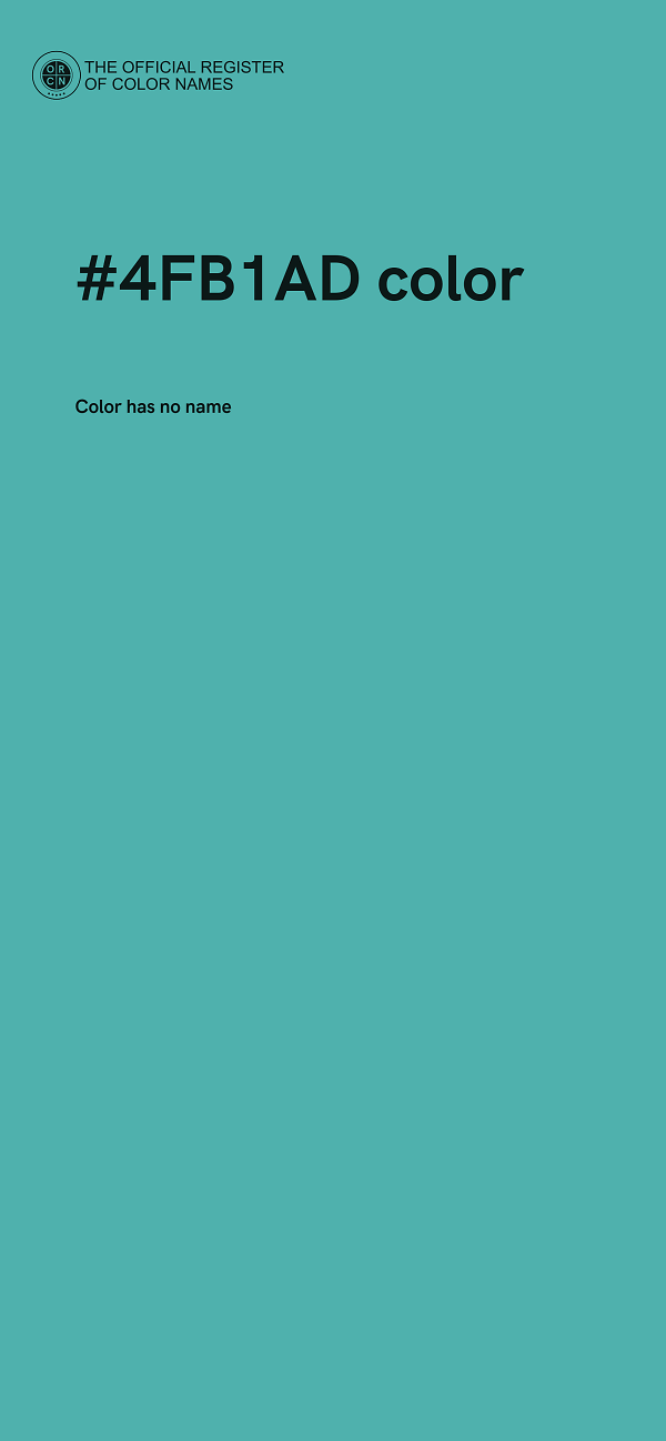 #4FB1AD color image