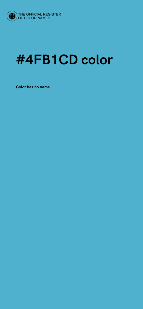 #4FB1CD color image