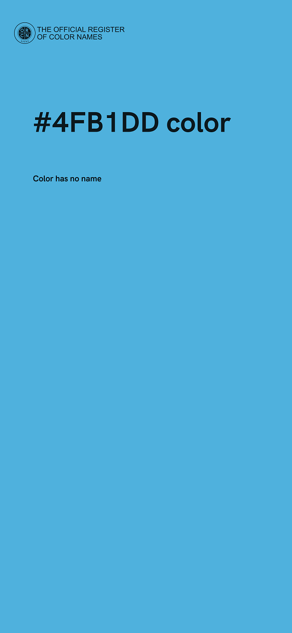 #4FB1DD color image