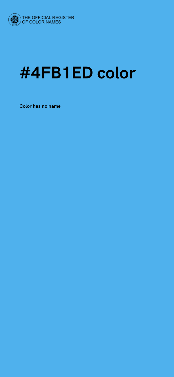 #4FB1ED color image