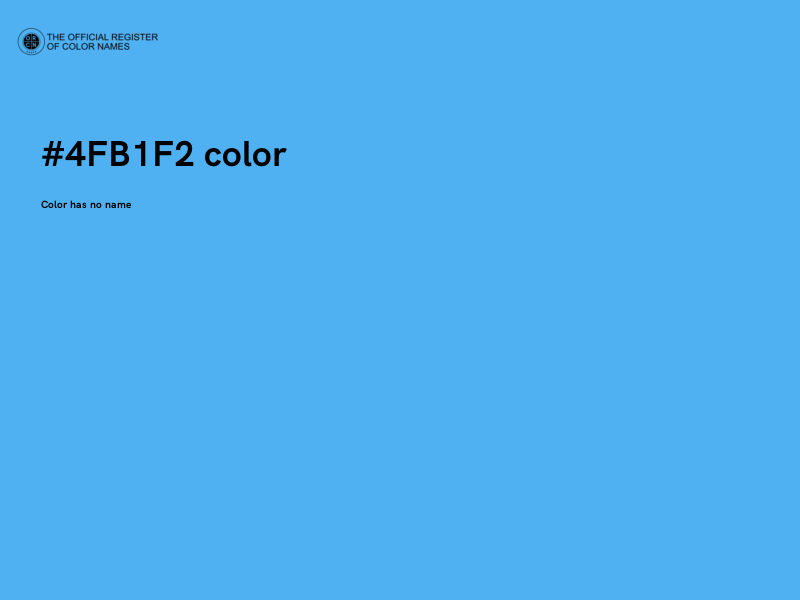 #4FB1F2 color image