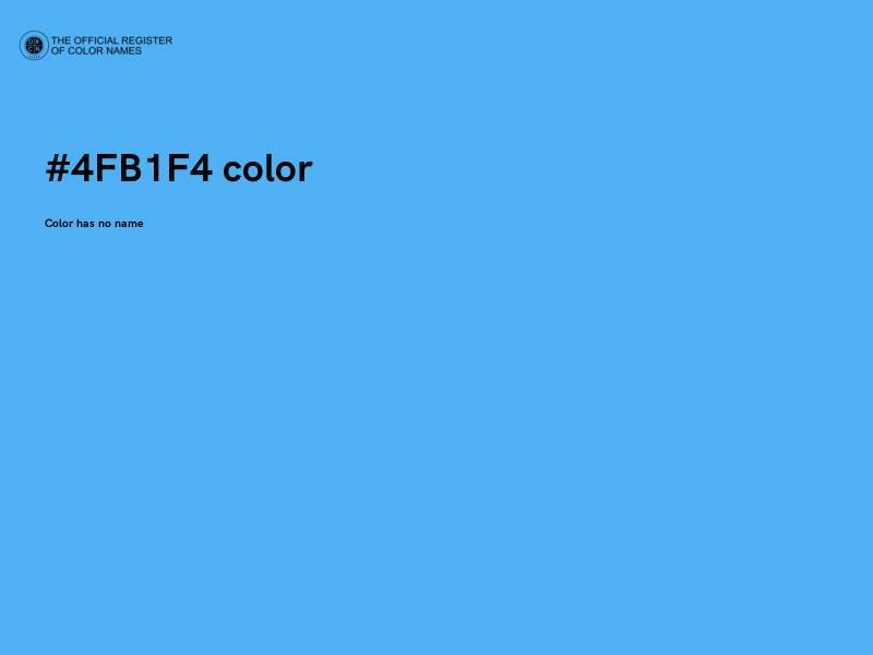#4FB1F4 color image