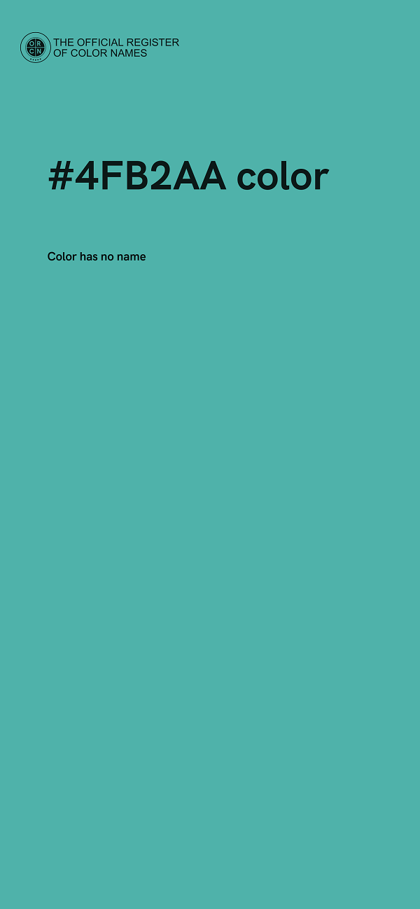 #4FB2AA color image
