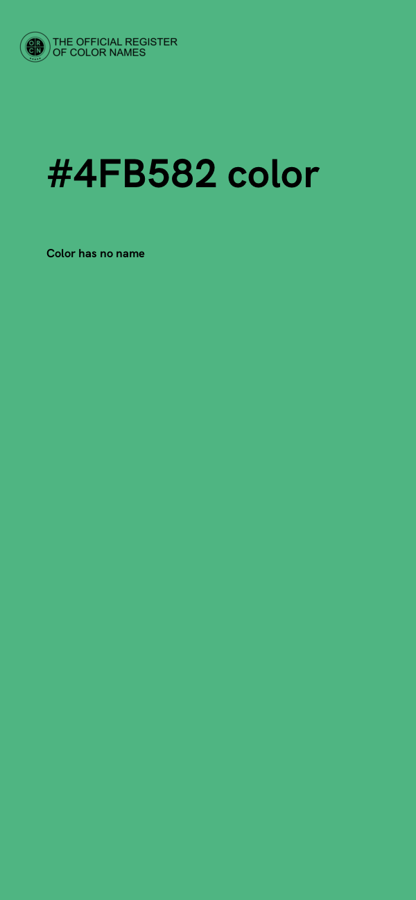 #4FB582 color image