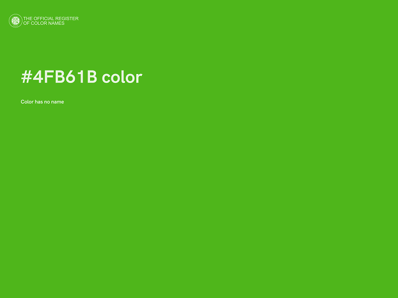 #4FB61B color image