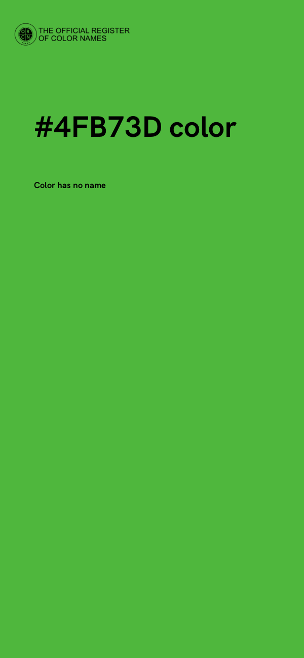 #4FB73D color image