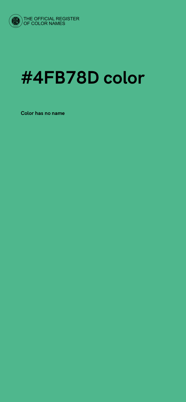 #4FB78D color image