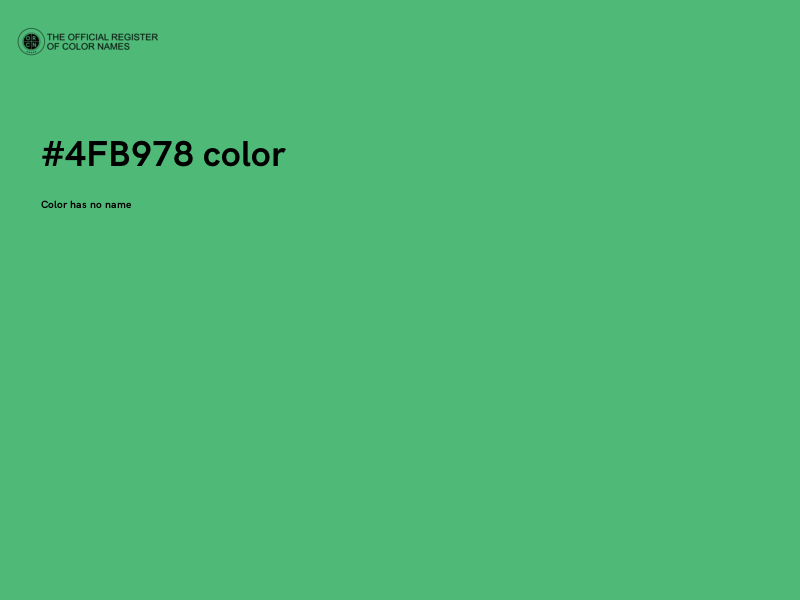 #4FB978 color image
