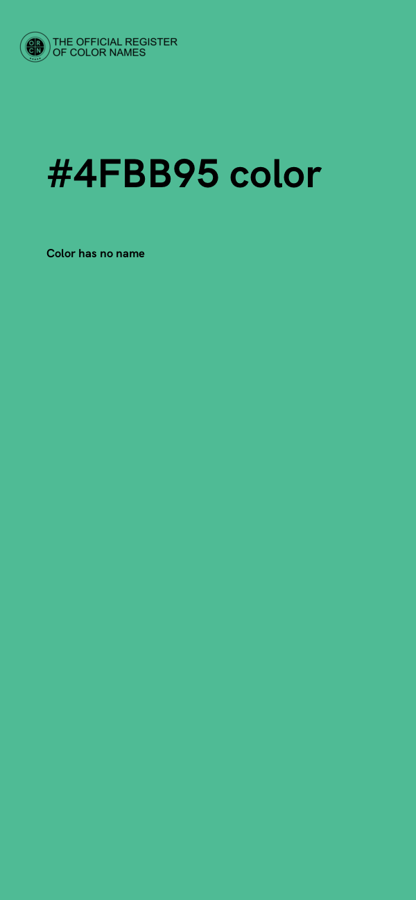 #4FBB95 color image