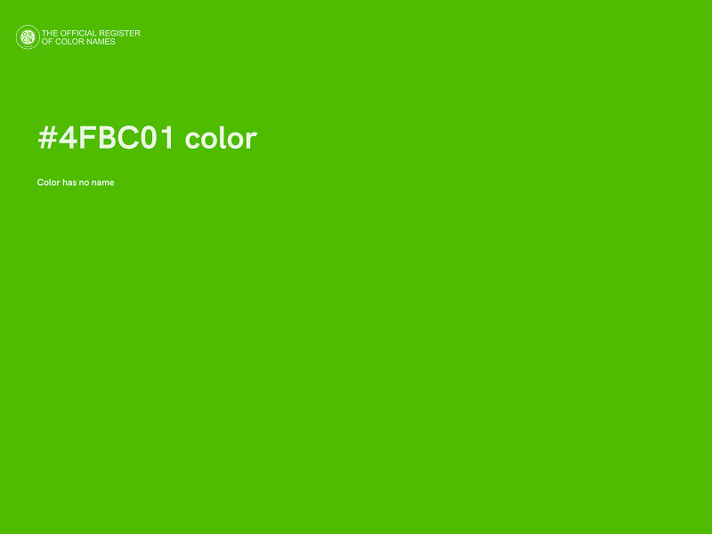 #4FBC01 color image