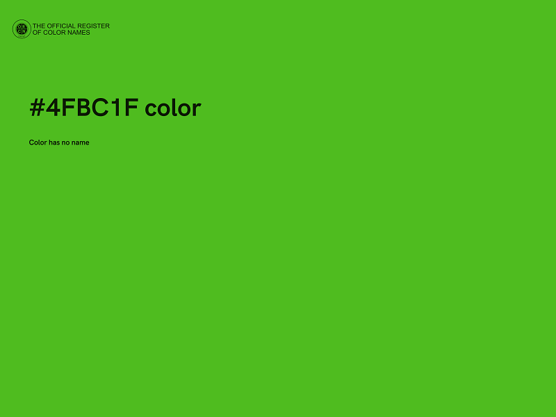 #4FBC1F color image