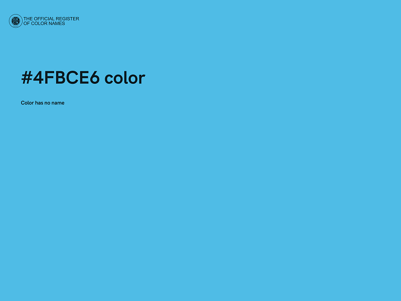 #4FBCE6 color image