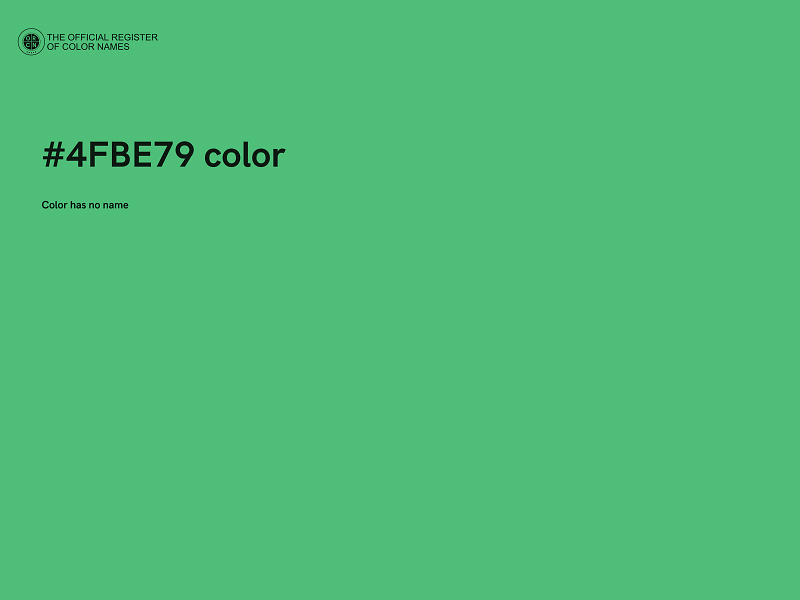 #4FBE79 color image