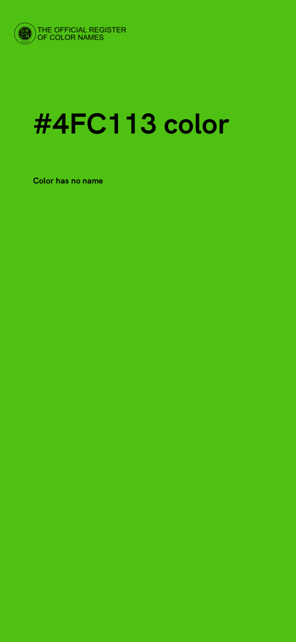 #4FC113 color image