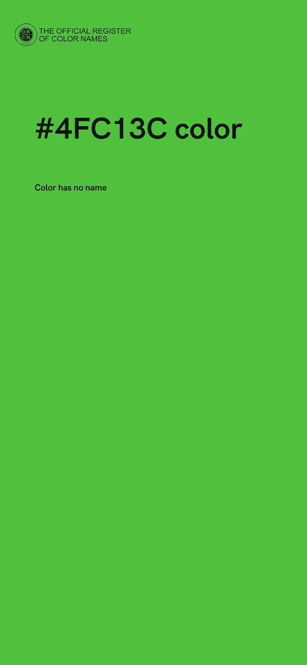 #4FC13C color image