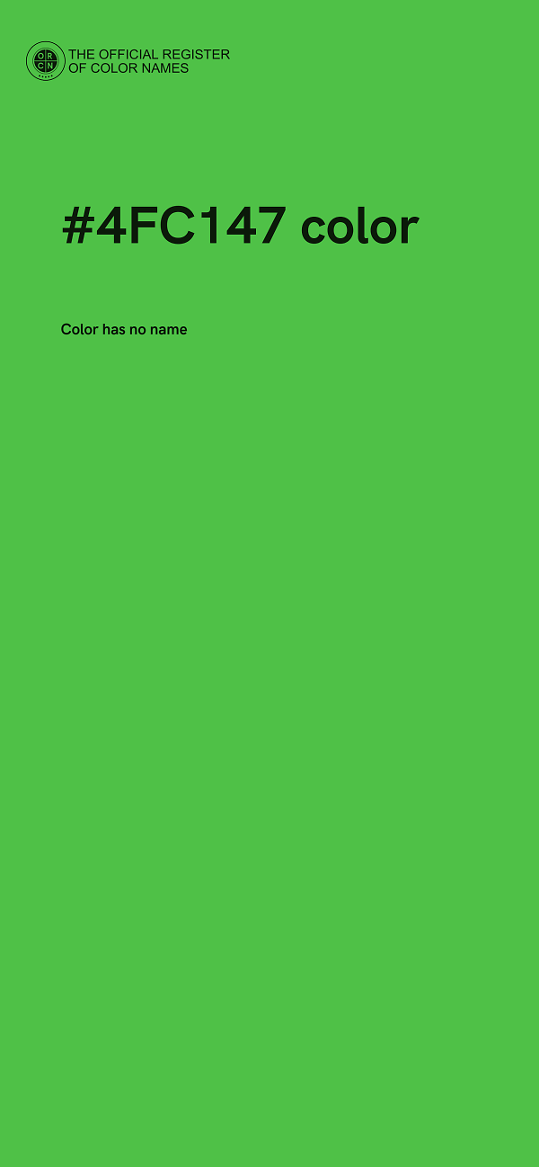#4FC147 color image