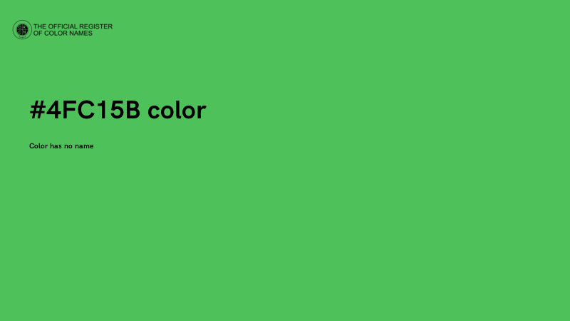 #4FC15B color image