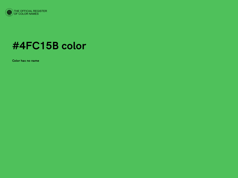 #4FC15B color image