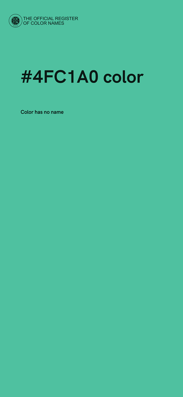 #4FC1A0 color image