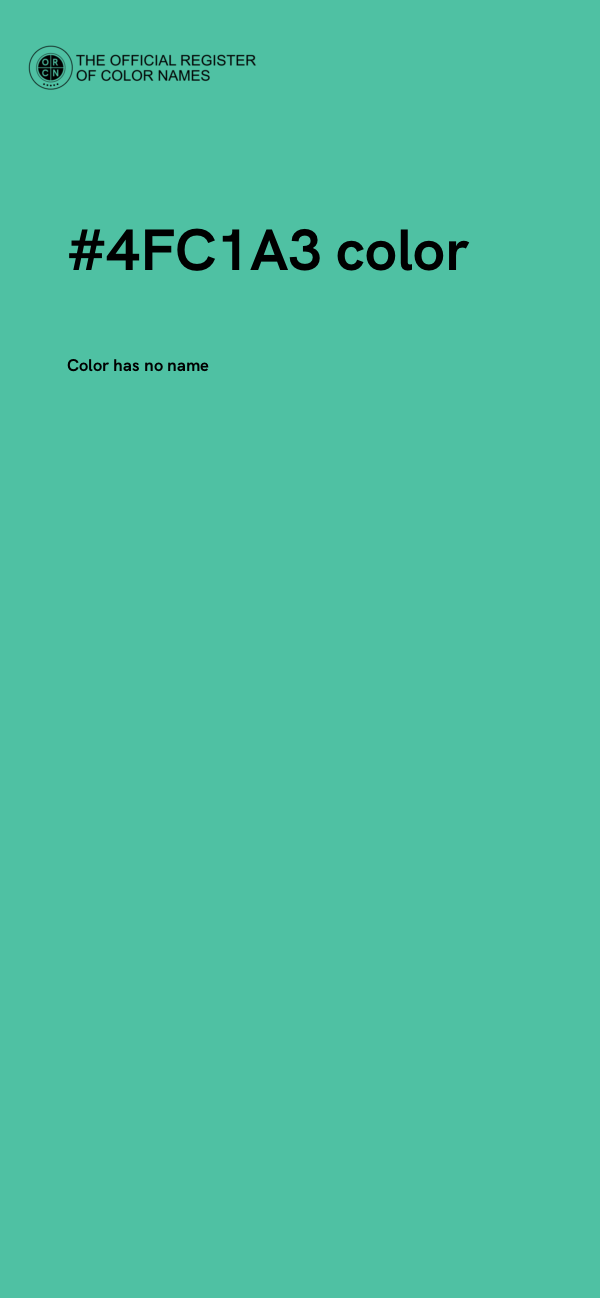 #4FC1A3 color image