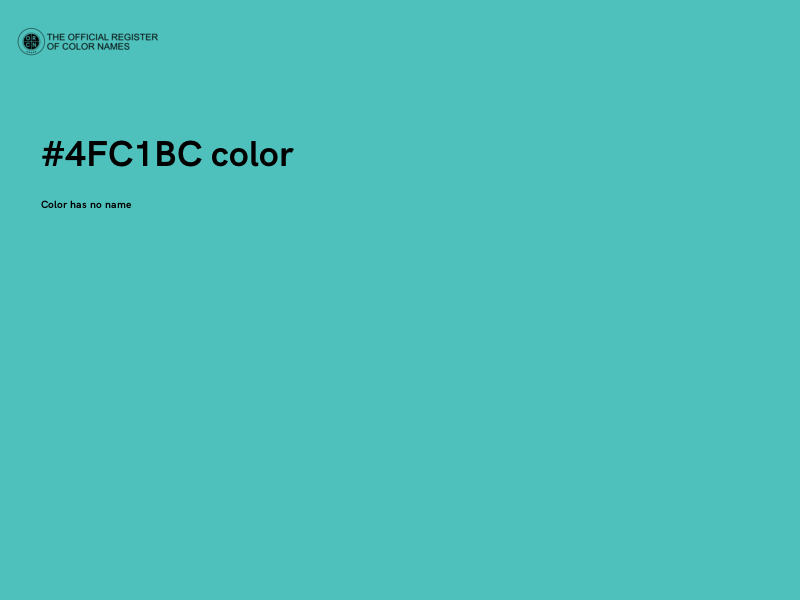 #4FC1BC color image