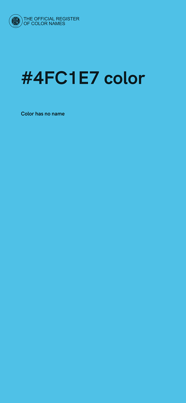 #4FC1E7 color image