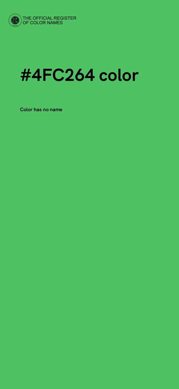 #4FC264 color image