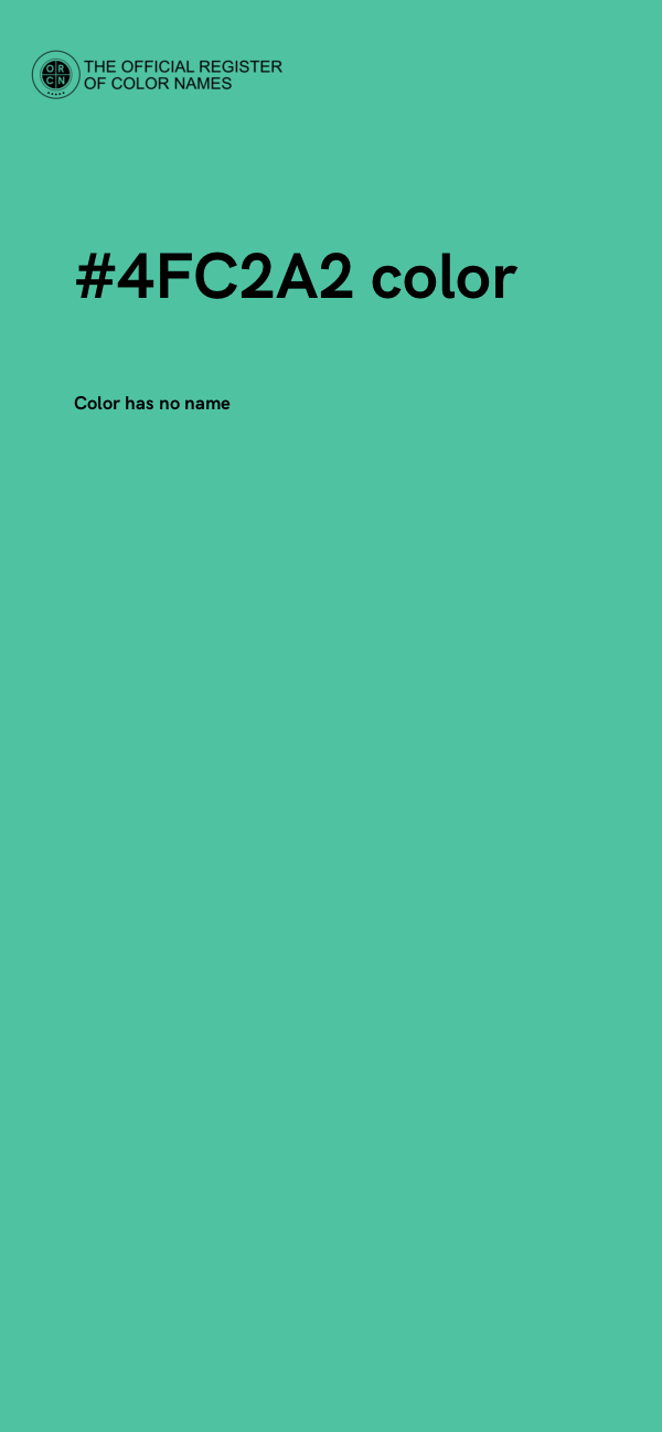 #4FC2A2 color image