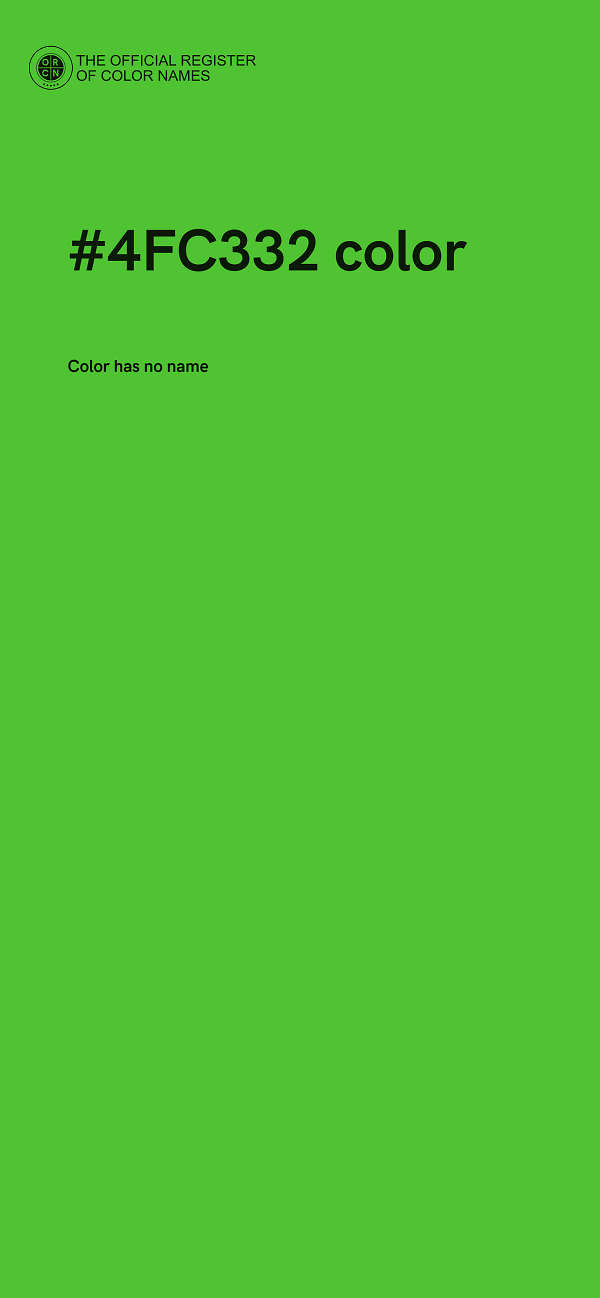 #4FC332 color image
