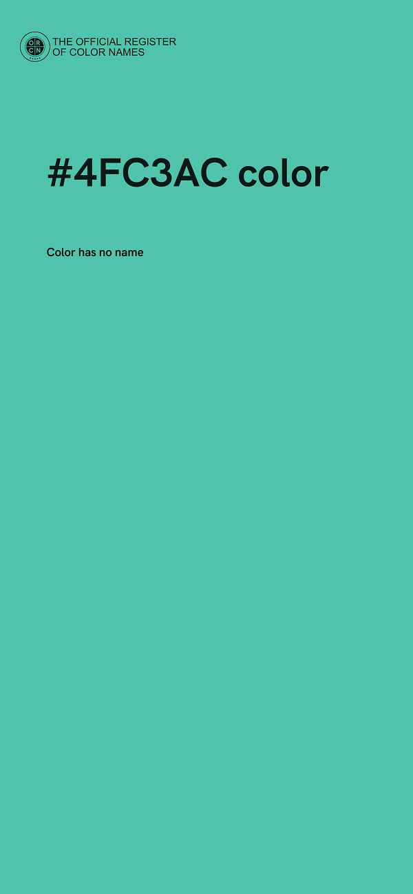 #4FC3AC color image