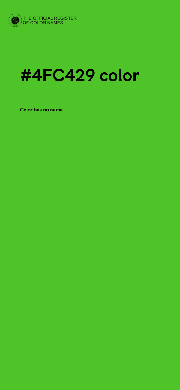 #4FC429 color image