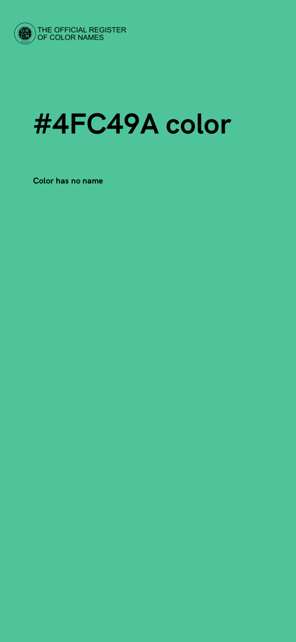 #4FC49A color image