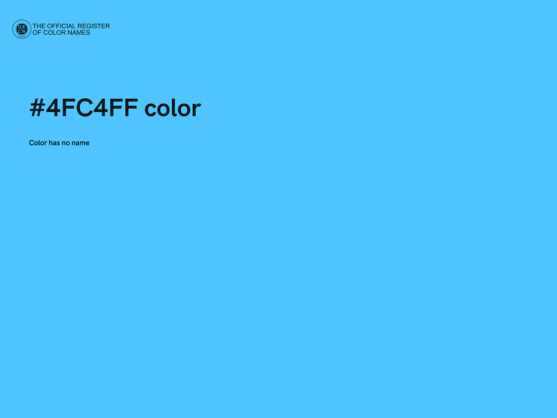 #4FC4FF color image