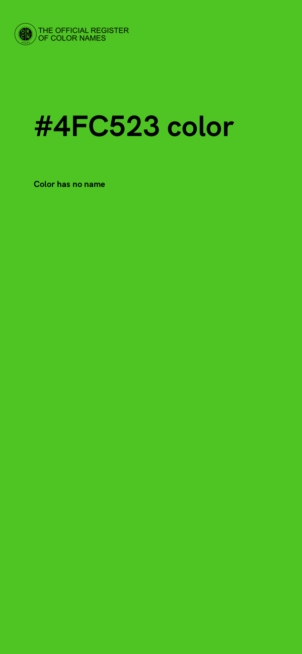 #4FC523 color image
