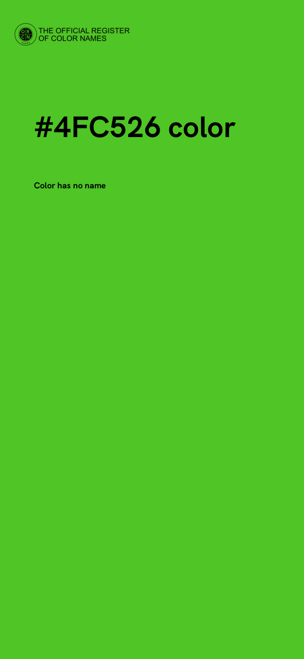 #4FC526 color image