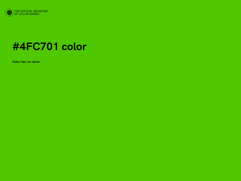 #4FC701 color image