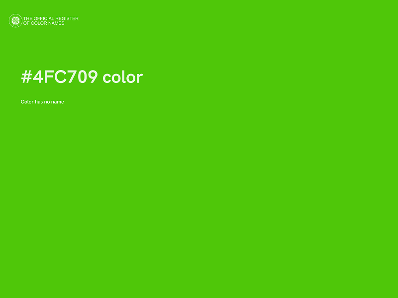 #4FC709 color image