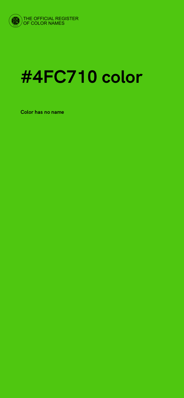 #4FC710 color image