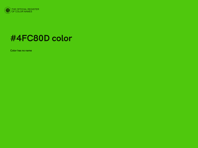 #4FC80D color image