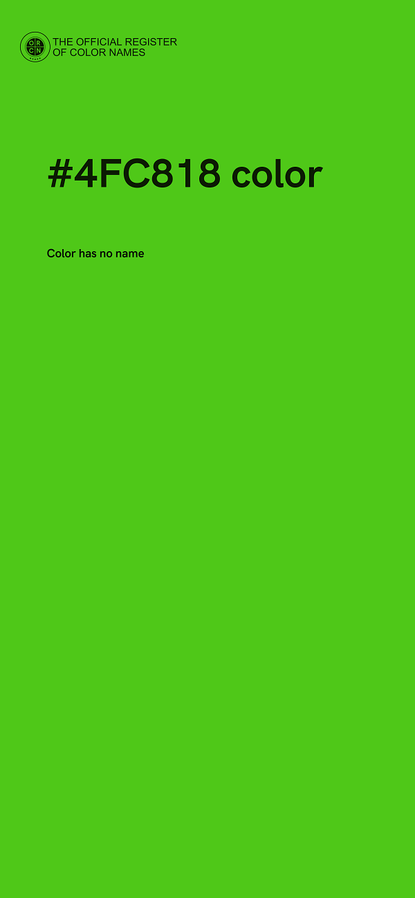#4FC818 color image
