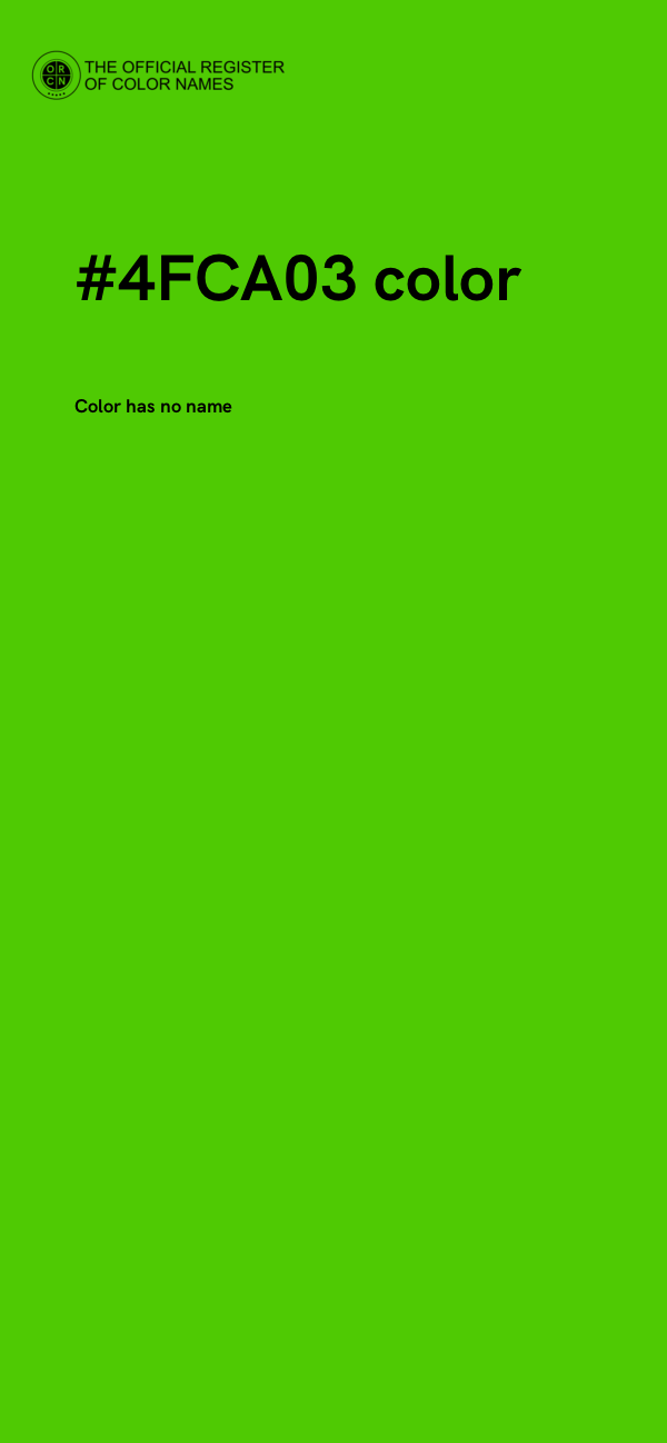 #4FCA03 color image