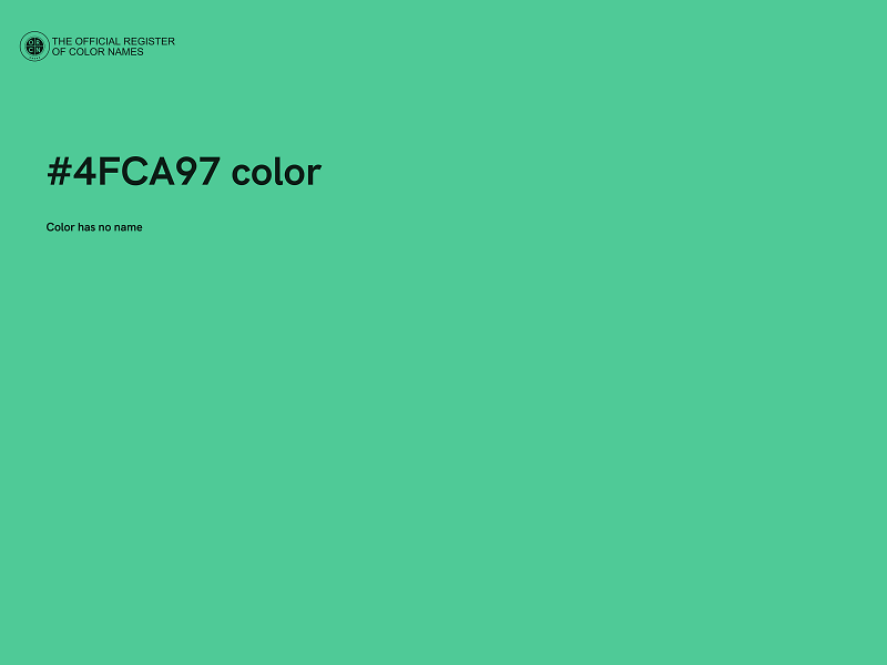 #4FCA97 color image