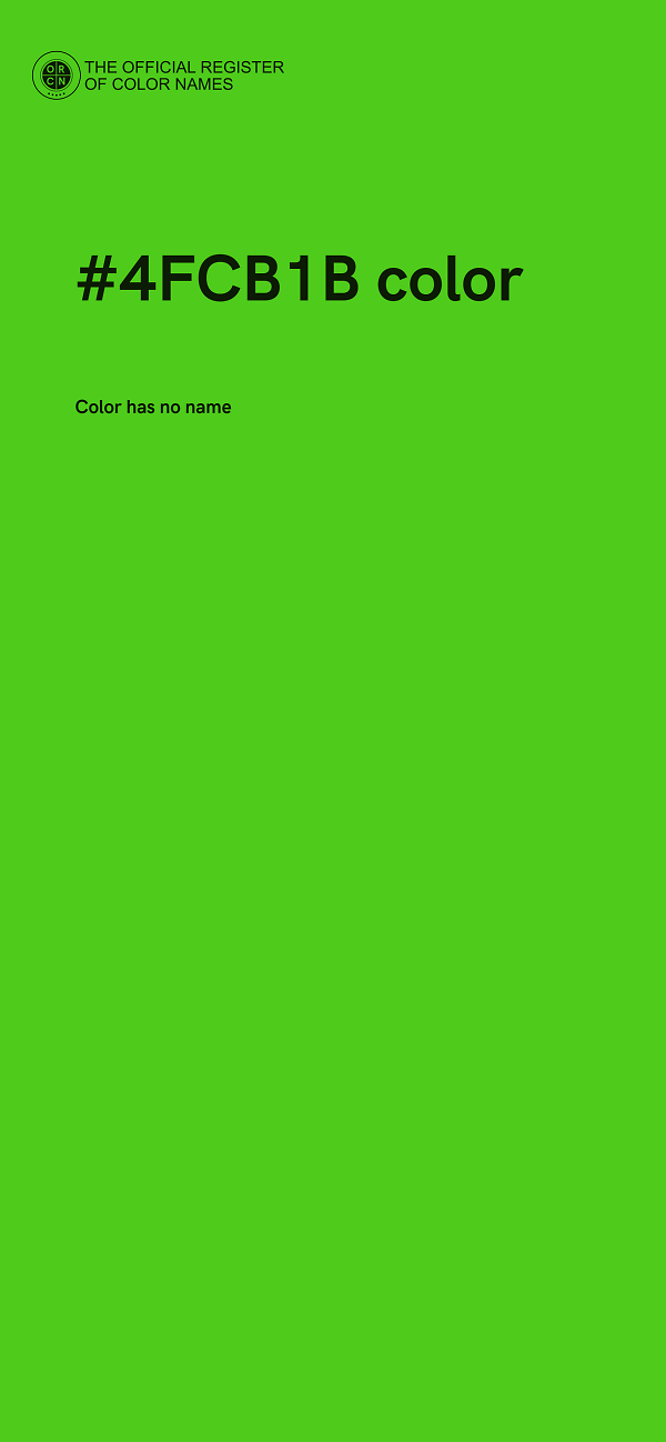 #4FCB1B color image