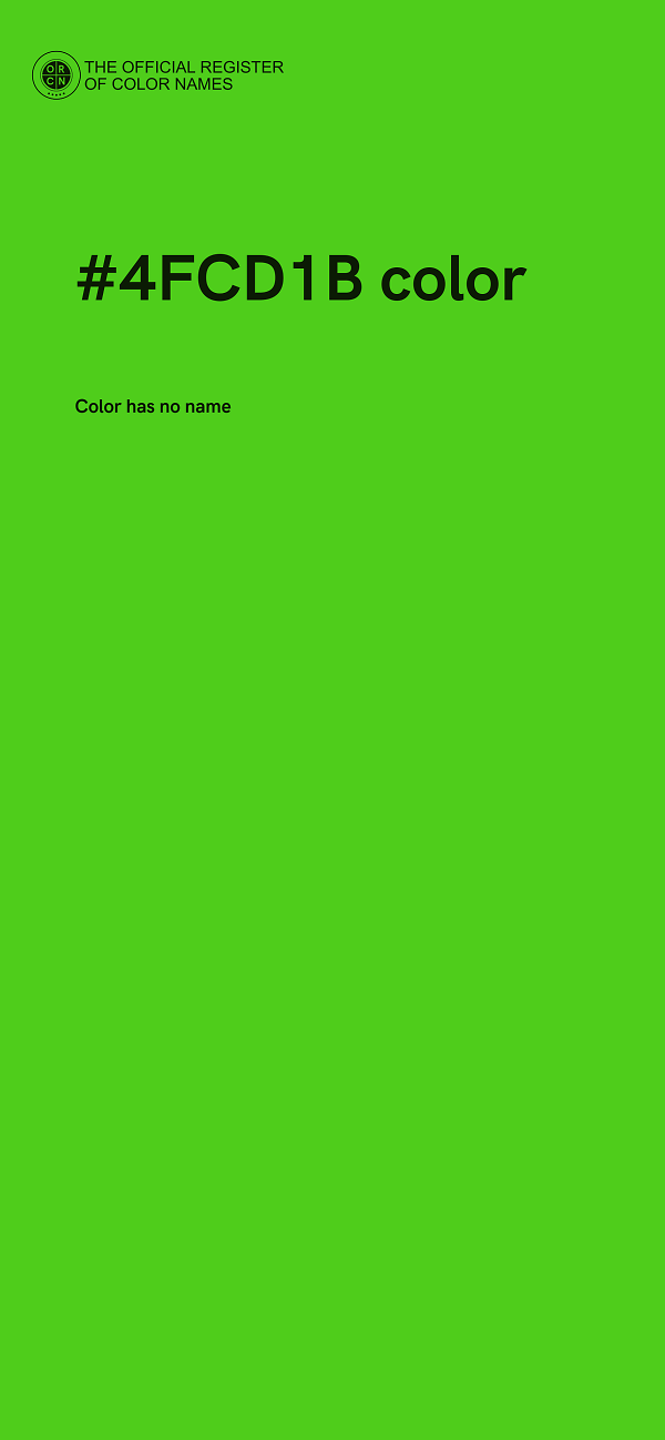 #4FCD1B color image