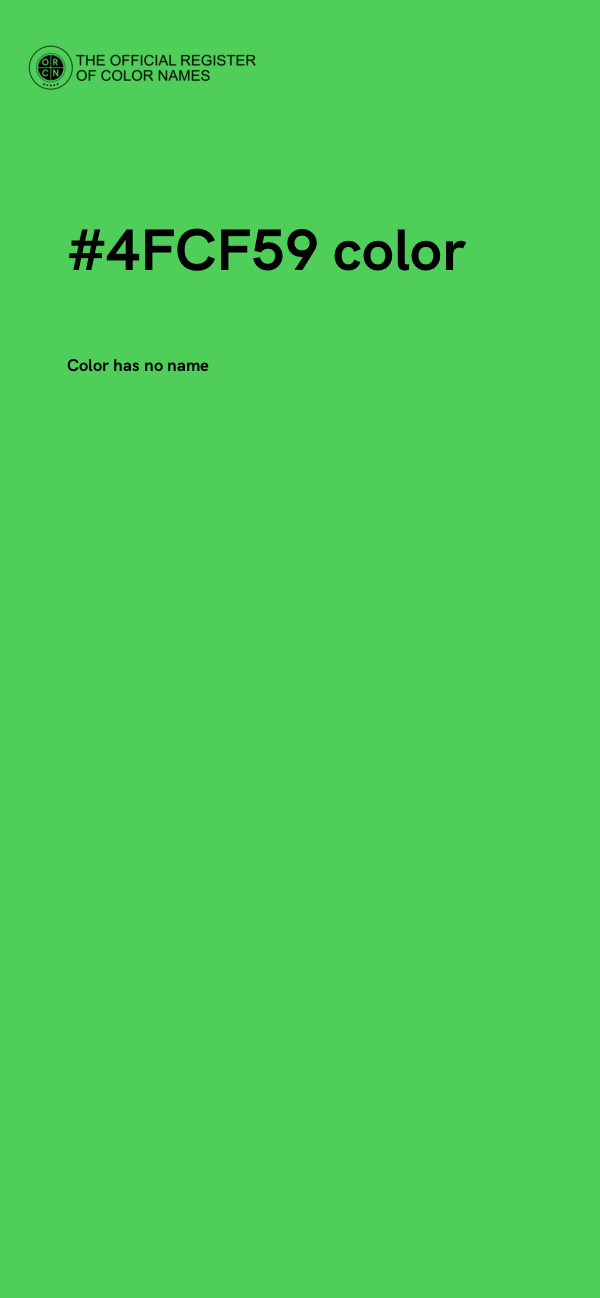 #4FCF59 color image