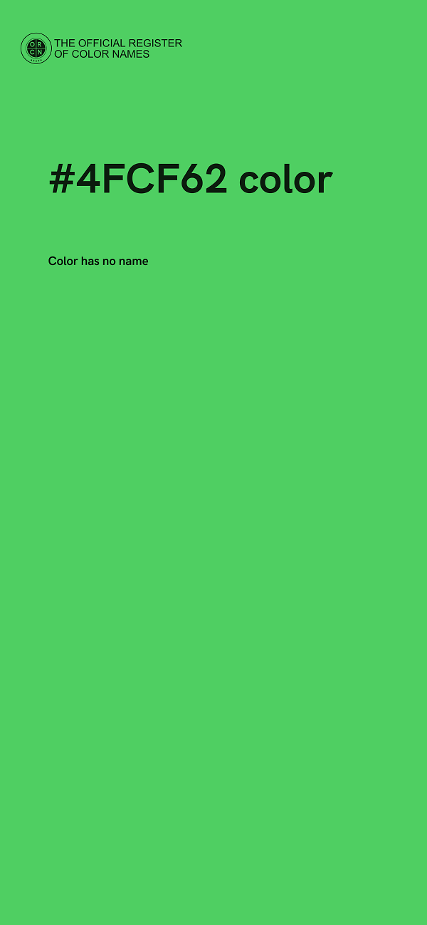 #4FCF62 color image